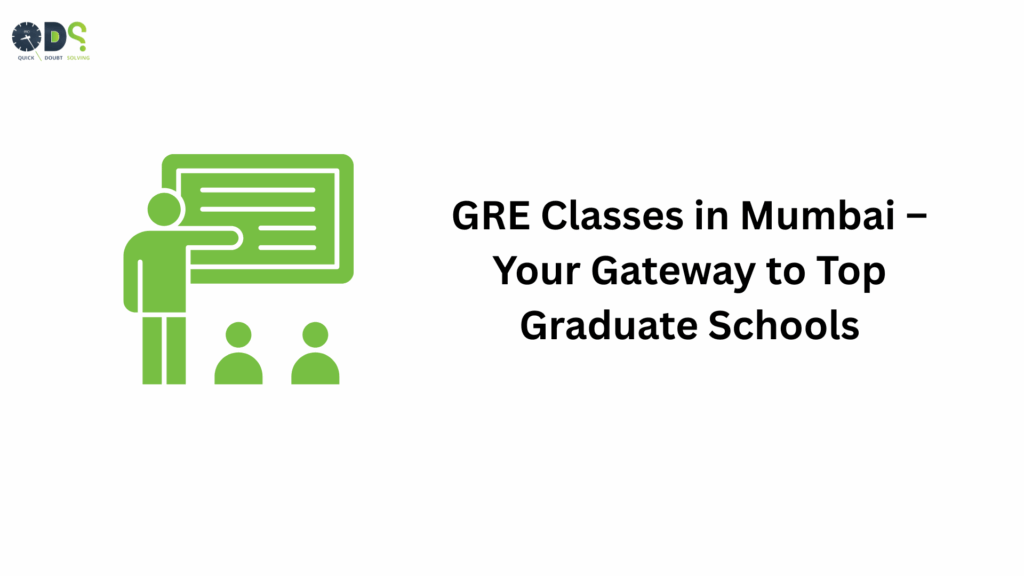 Illustration of a GRE classroom session, representing GRE classes in Mumbai