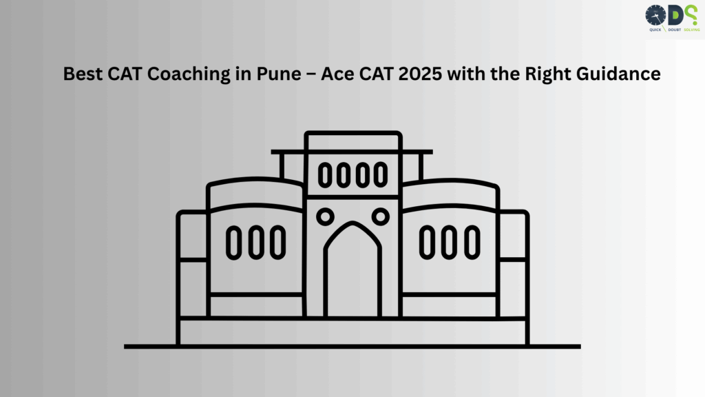 Best CAT Coaching in Pune – Illustration of a top coaching institute building