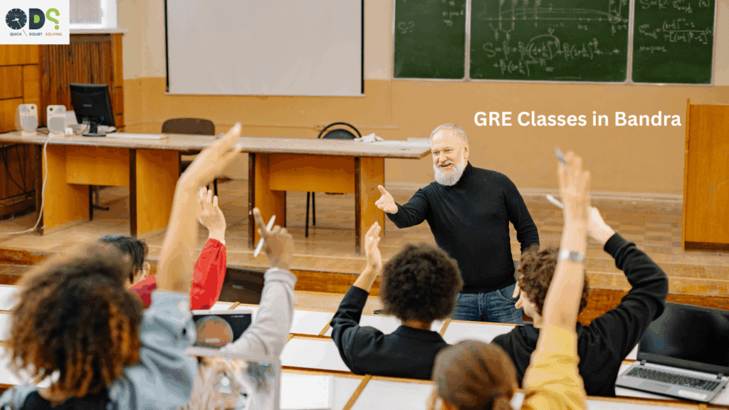 Students attending GRE Classes in Bandra with an expert instructor in a classroom