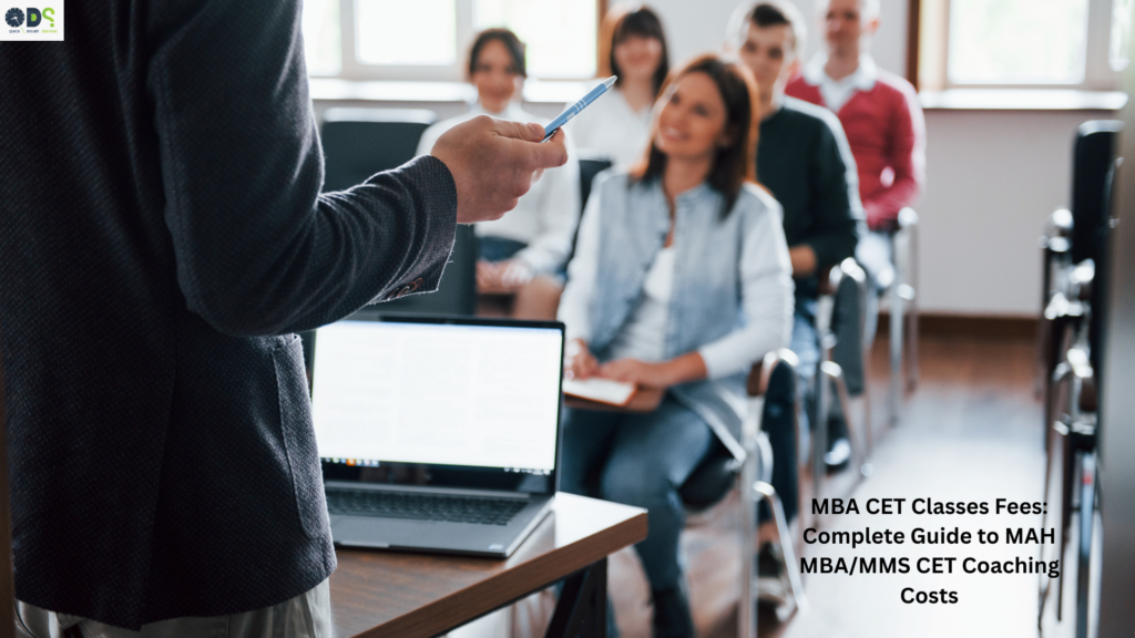 Classroom session representing MBA CET classes fees, showing students attending MAH MBA/MMS CET coaching with expert faculty and structured learning.