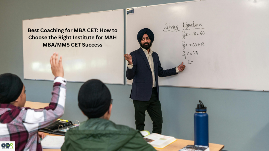 Classroom session at the best coaching for MBA CET, where expert faculty teaches MAH MBA/MMS CET concepts to MBA aspirants.