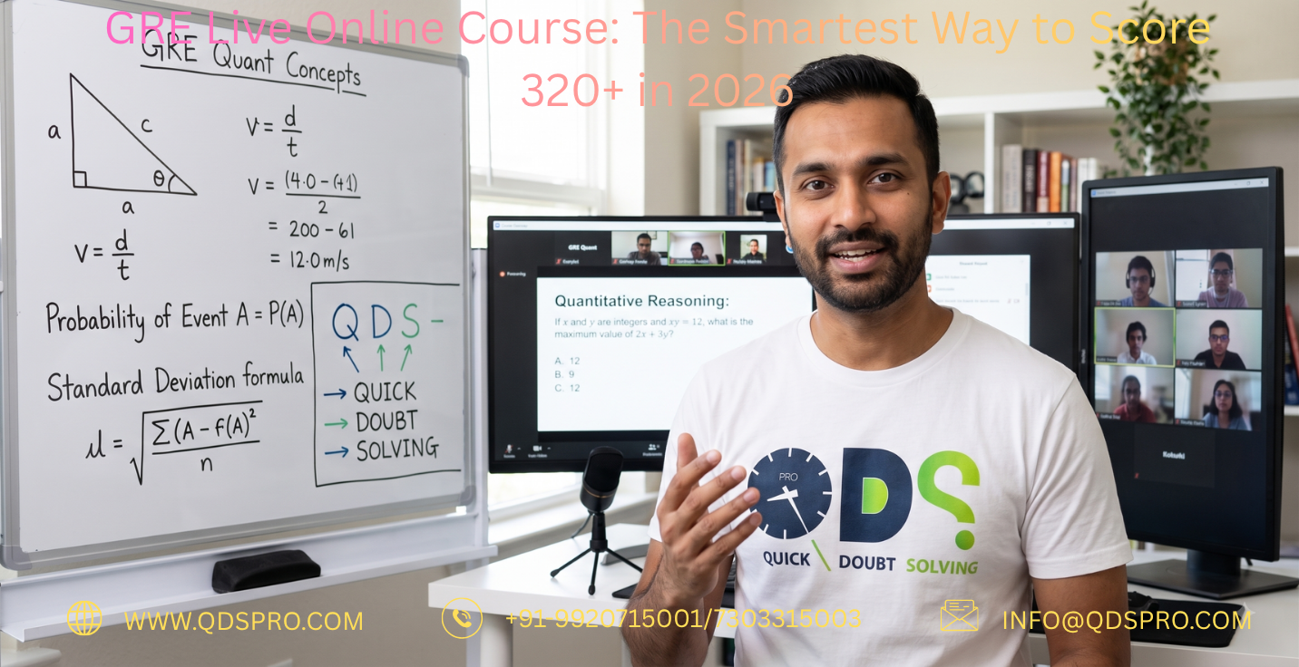 GRE Live Online Course: The Smartest Way to Score 320+ in 2026