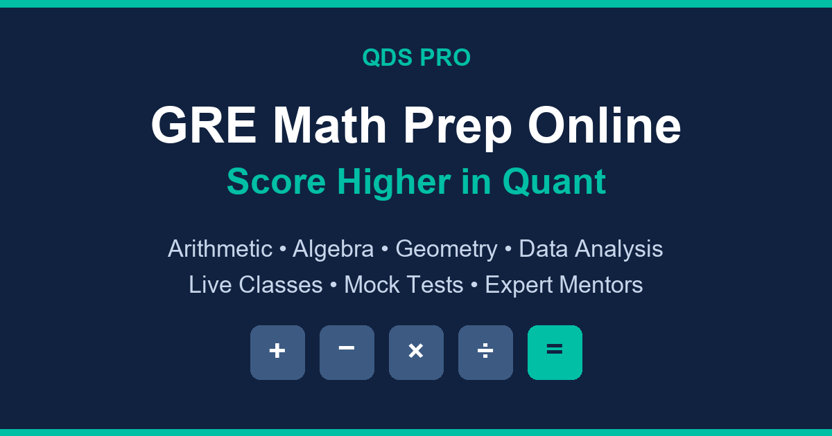 GRE Math Prep Online: 2026 Guide to a Higher Quant Score