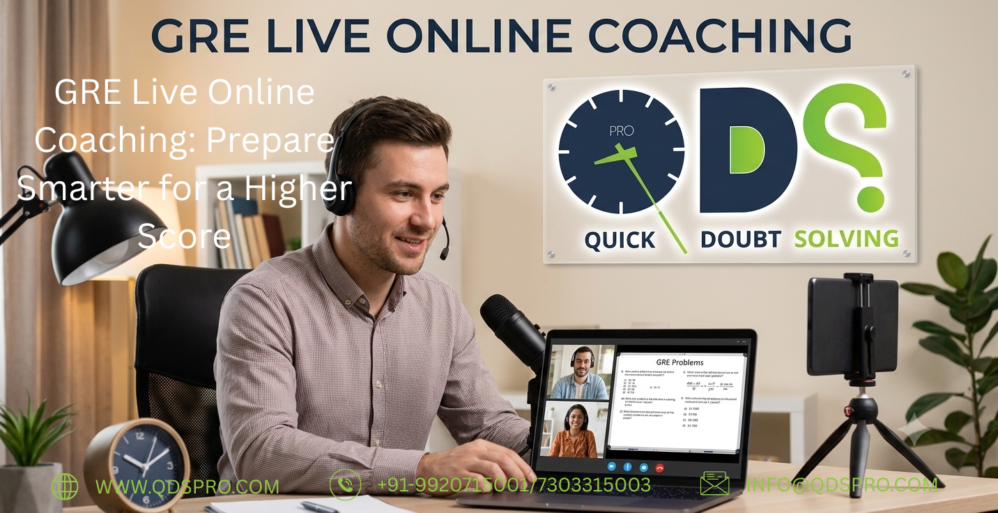 GRE Live Online Coaching: Prepare Smarter for a Higher Score