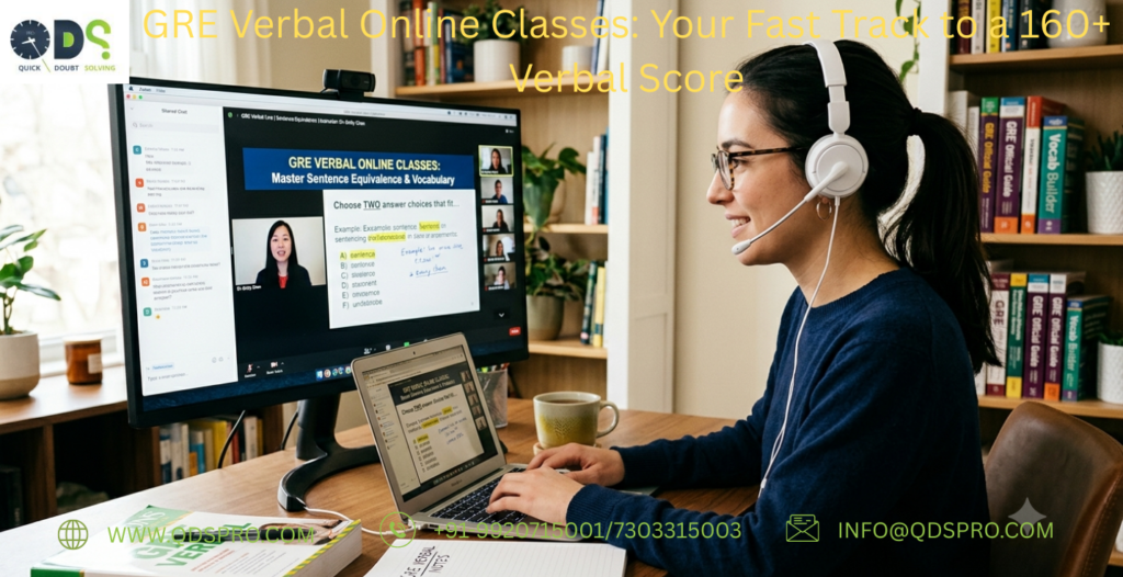 GRE Verbal Online Classes for 160+ Verbal Score with Live Expert Coaching