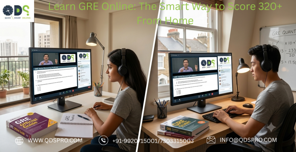 Alt Text GRE Online Coaching – Smart GRE Preparation from Home for 320+ Score